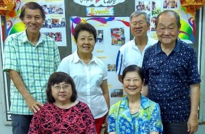 Peter & Herlina (centre back) & his brother & sister-in-law in Melaka