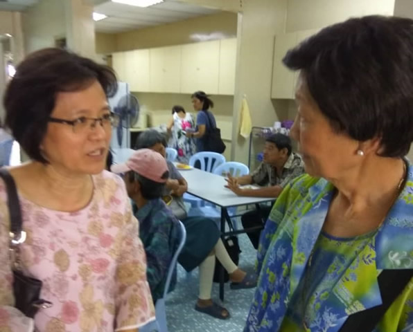 Pastors' Angeline Lim (Left) Goldie Chong (Right)